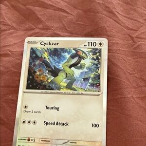 Cyclizar Pokémon Card with Dynamic Design